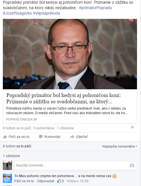 V Poprade sa pohonieva